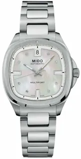 Mido Multifort M049.307.11.106.00 Stainless steel White