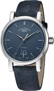 Mühle Glashütte Teutonia IV Big Date Limited Edition M1-44-75-1994-LB-V Stainless steel Blue