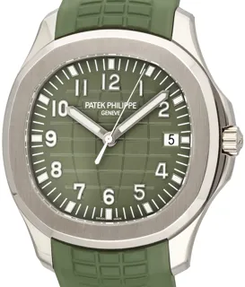 Patek Philippe Aquanaut 5168G-010 White gold Green