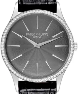 Patek Philippe Calatrava 4897G-010 White gold Gray