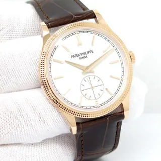 Patek Philippe Calatrava 6119R-001 Rose gold Silver