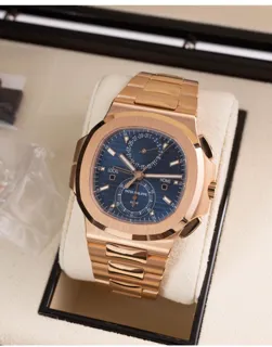 Patek Philippe Nautilus 5990/1R-001 Rose gold Blue