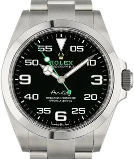 Rolex Air King 126900-0001 Stainless steel Black