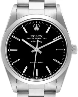 Rolex Air King 14000 34mm Stainless steel Black