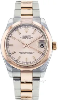 Rolex Datejust 31 178241-0001 Rose gold and Stainless steel Pink