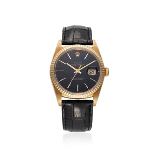 Rolex Datejust 36 16238 Yellow gold Black