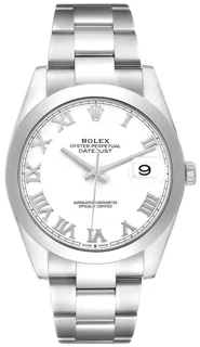 Rolex Datejust 126300-0015 Stainless steel White