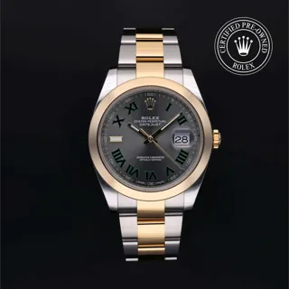 Rolex Datejust 126303-0019 Yellow gold and Oystersteel Gray