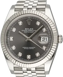 Rolex Datejust 41 126334-0006 White gold and Stainless steel Gray