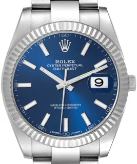 Rolex Datejust 41 126334 Stainless steel Blue