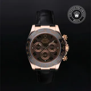 Rolex Daytona 116515LN-0004 Ceramic and Rose gold Brown