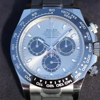 Rolex Daytona 116519LN-0027 Ceramic and White gold Silver