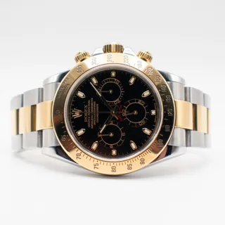 Rolex Daytona 116523-0039 40mm Yellow gold and Stainless steel Black