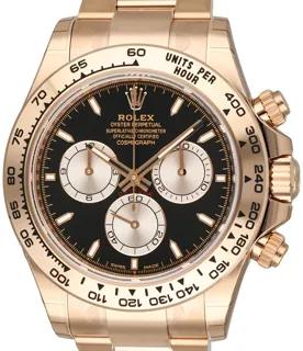 Rolex Daytona 126505-0001 Everose gold Black