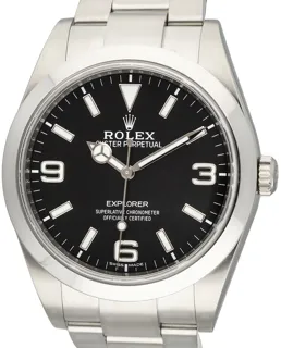 Rolex Explorer 214270-0001 Stainless steel Black