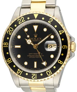 Rolex GMT-Master II 16713 Yellow gold and Stainless steel Black