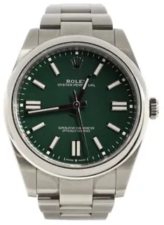 Rolex Oyster Perpetual 124300-0005 Stainless steel Green