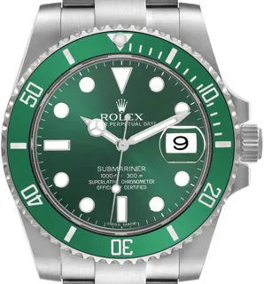 Rolex Submariner 116610LV Stainless steel Green