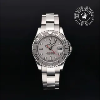 Rolex Yacht-Master 168622-0004 Platinum and Stainless steel Silver