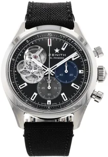 Zenith El Primero 03.3300.3604/21.C822 Stainless steel Black