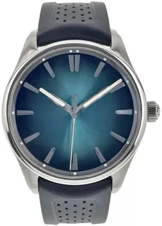 H. Moser & Cie. Pioneer 3200-1214 Stainless steel Blue