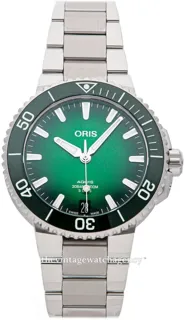 Oris Aquis 01 400 7769 4157-07 8 22 09PEB Stainless steel Green