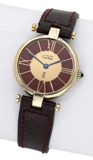 Cartier Must de Cartier 119213 Gold-plated Champagne and Burgundy