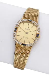 Omega De Ville 18k Gold Champagne