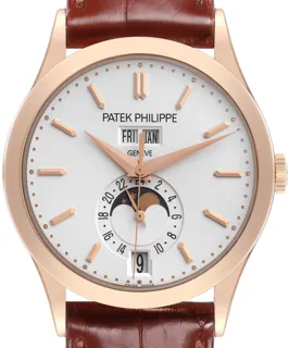 Patek Philippe Complications Annual Calendar 5396R-011 39mm Rose gold Silver