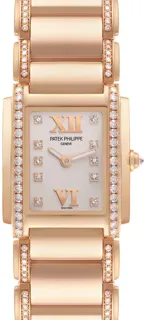 Patek Philippe Twenty~4 4908/30R-011 Rose gold Silver