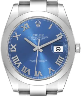 Rolex Datejust 41 126300 Stainless steel Blue