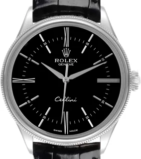 Rolex Cellini 50509 White gold Black