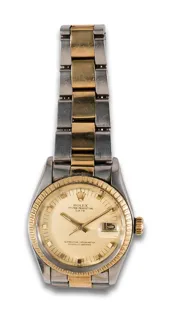 Rolex Oyster Perpetual Date 35mm Yellow gold and Stainless steel Golden