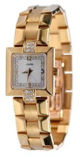 Concord La Scala 20mm 18k yellow gold Silver