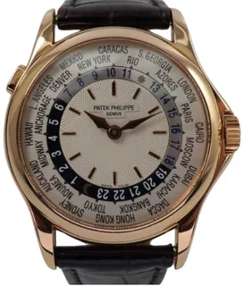 Patek Philippe World Time 5110R-001 Rose gold Silver