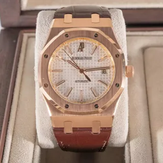 Audemars Piguet Royal Oak 15300OR.OO.D088CR.02 Rose gold Silver