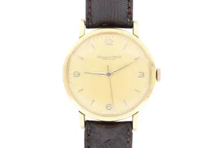 IWC Cal.89 Cal 89 18k yellow gold Cream