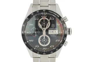 TAG Heuer Carrera CV2A10 43mm Stainless steel Black