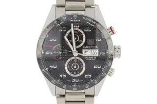 TAG Heuer Carrera CV2A1R 43mm Stainless steel Black