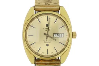 Tissot Seastar 35mm Gold-plated Champagne