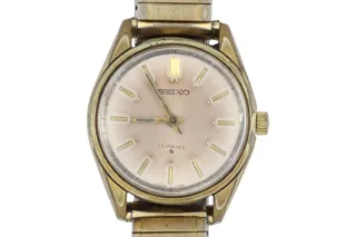 Seiko 66-7100 34mm Stainless steel and Gold-plated Silver