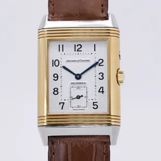 Jaeger-LeCoultre Reverso Yellow gold and Stainless steel Silvered$Dark Grey