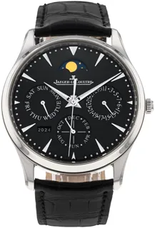 Jaeger-LeCoultre Master Ultra Thin 1308470 Stainless steel Black