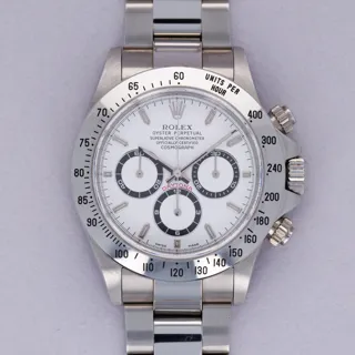 Rolex Daytona 16520 40mm Stainless steel White