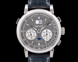 A. Lange & Söhne Datograph Perpetual 410.038E White gold Gray