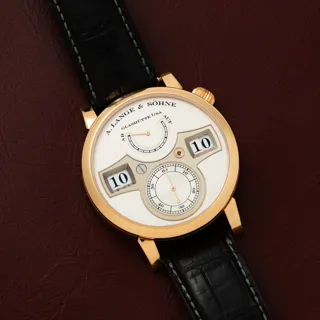 A. Lange Zeitwerk 140.032 Rose gold Silver