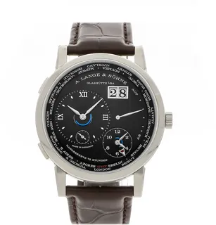 A. Lange Lange 1 Time Zone 136029 White gold Black