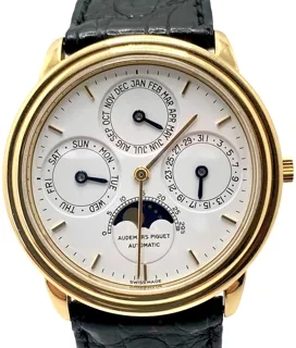 Audemars Piguet Quantiu00e8me Perpetual Calendar 25657BA.OO.0002XX.04 Yellow gold White