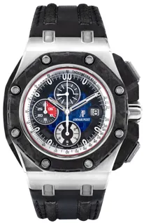 Audemars Piguet Royal Oak Offshore 26290PO.OO.A001VE.01 Carbon fiber and Platinum Blue