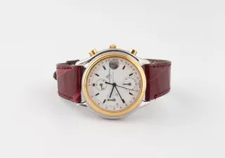 Baume & Mercier 33mm Stainless steel and 18k yellow gold White